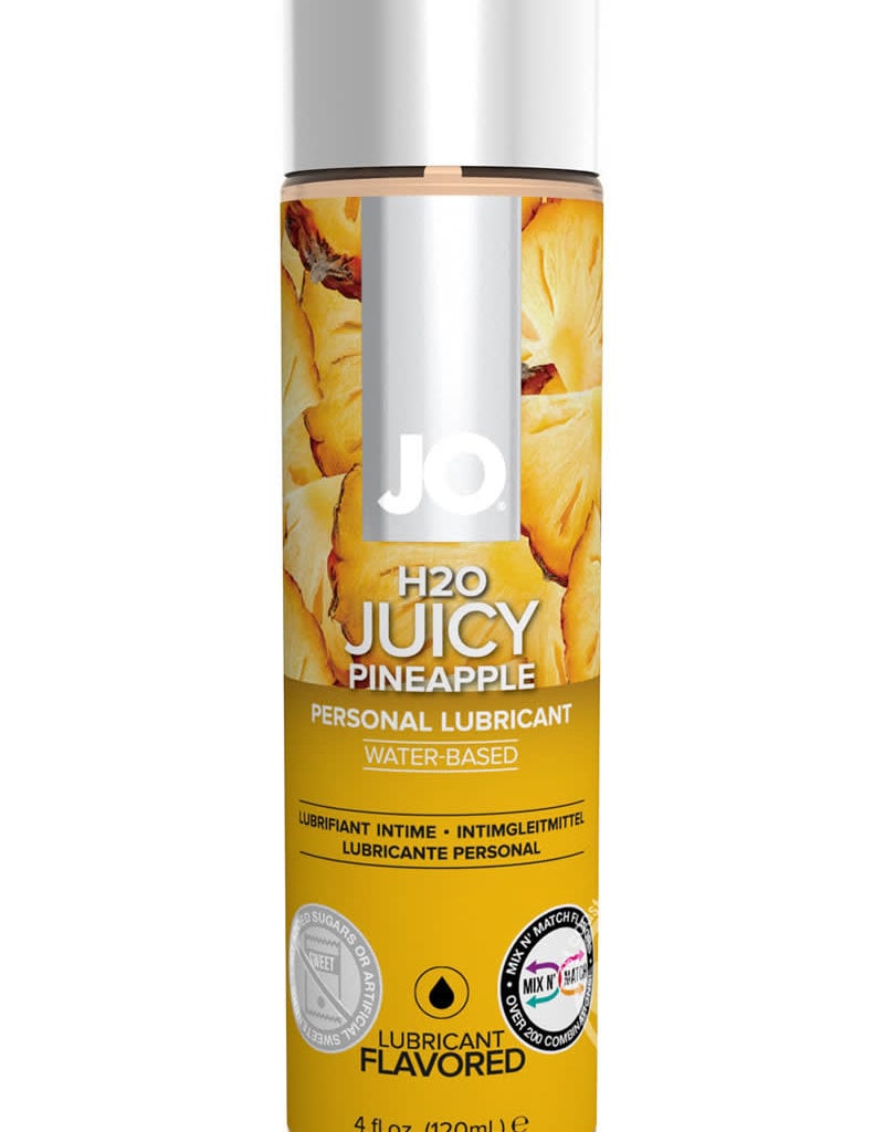 System Jo Jo H2O Flavored Water Based Lubricant Juicy Pineapple 4 Ounce