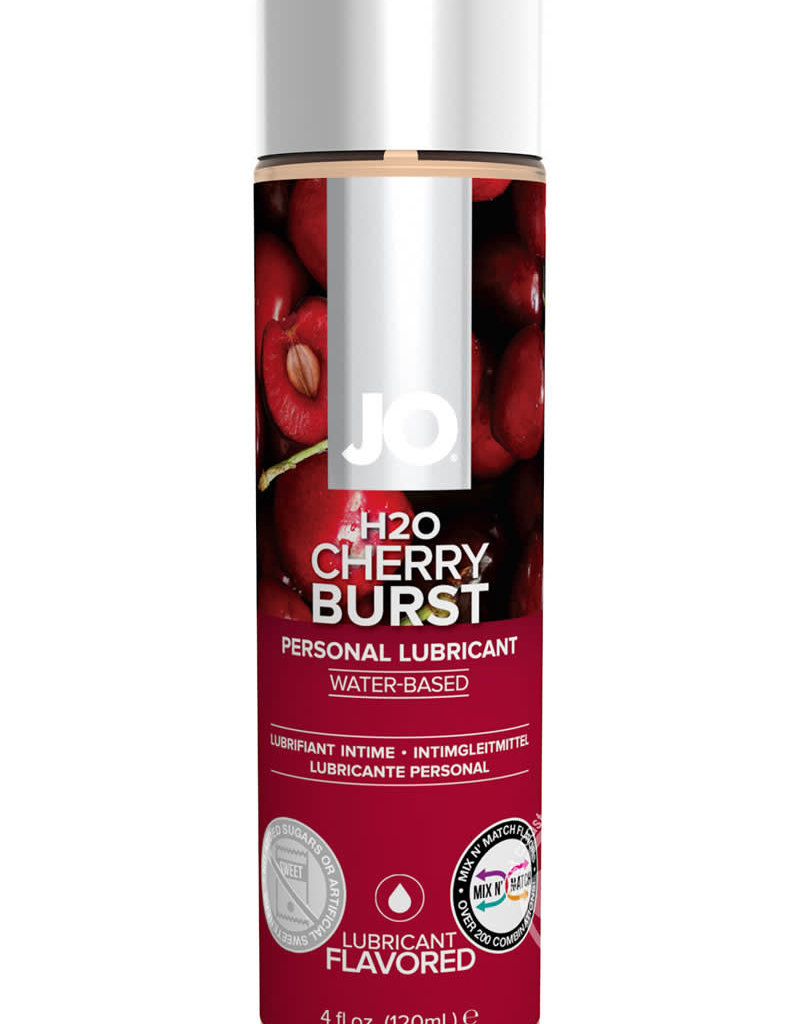 System Jo Jo H2O Flavored Water Based Lubricant Cherry Burst 4 Ounce