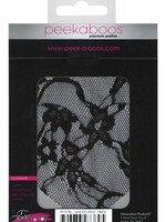 Eye Candy Black Lace Heart Pasties