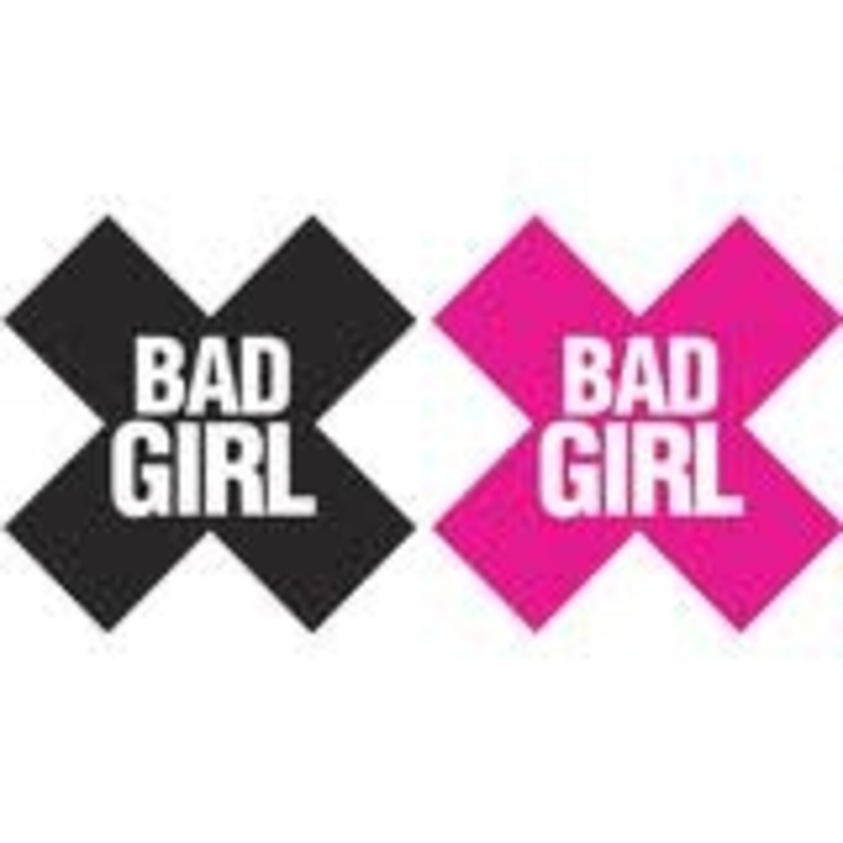Eye Candy Bad Girl Pasties - Black & Pink