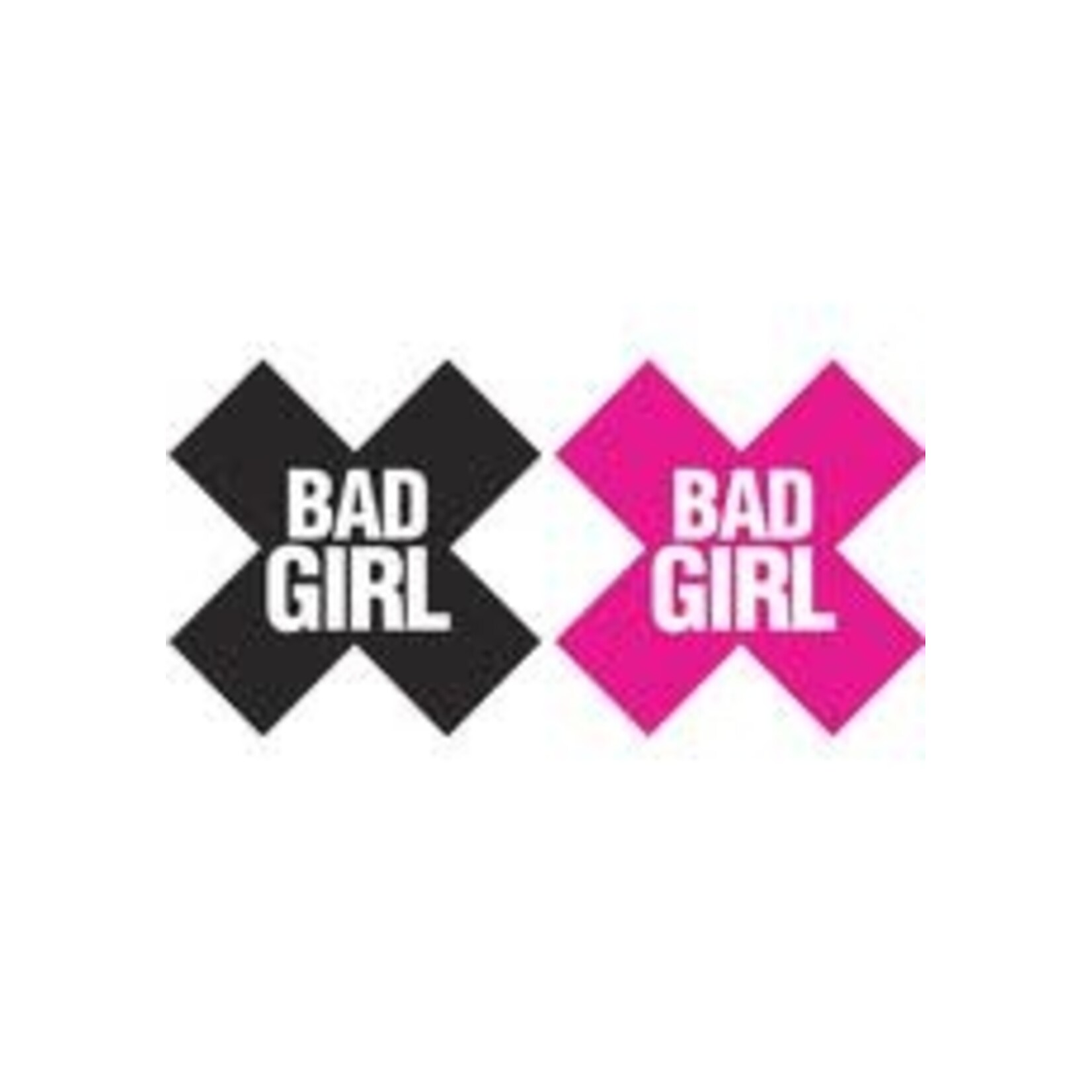 Eye Candy Bad Girl Pasties - Black & Pink