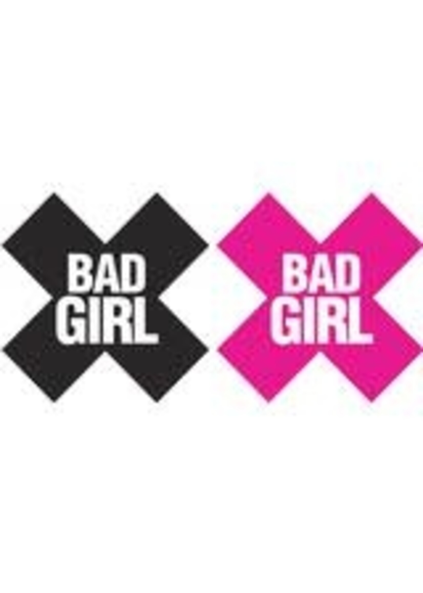 Eye Candy Bad Girl Pasties - Black & Pink