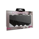 Eye Candy Classic Black Heart Pasties - Black