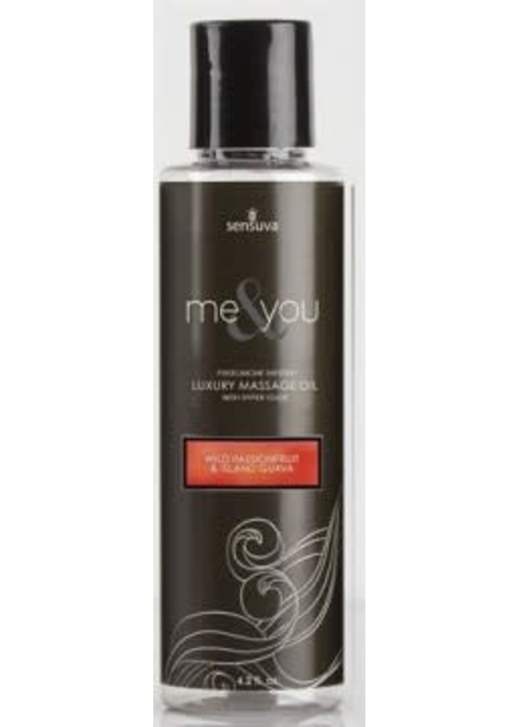 SENSUVA Me and You Massage Oil - Wild Passionfruit and Island Guava - 4.2 Oz.