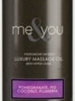 SENSUVA Me and You Massage Oil - Pomegranate Fig Coconut Plumeria - 4.2 Oz.