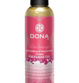 DONA BY JO Dona Aphrodisiac & Pheromone Infused Massage Oil Flirty Blushing Berry