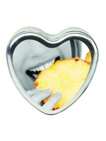 Earthly Body Edible Heart Candle - Pineapple - 4oz