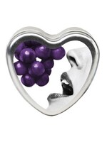Earthly Body Edible Heart Candle - Grape - 4 Oz.