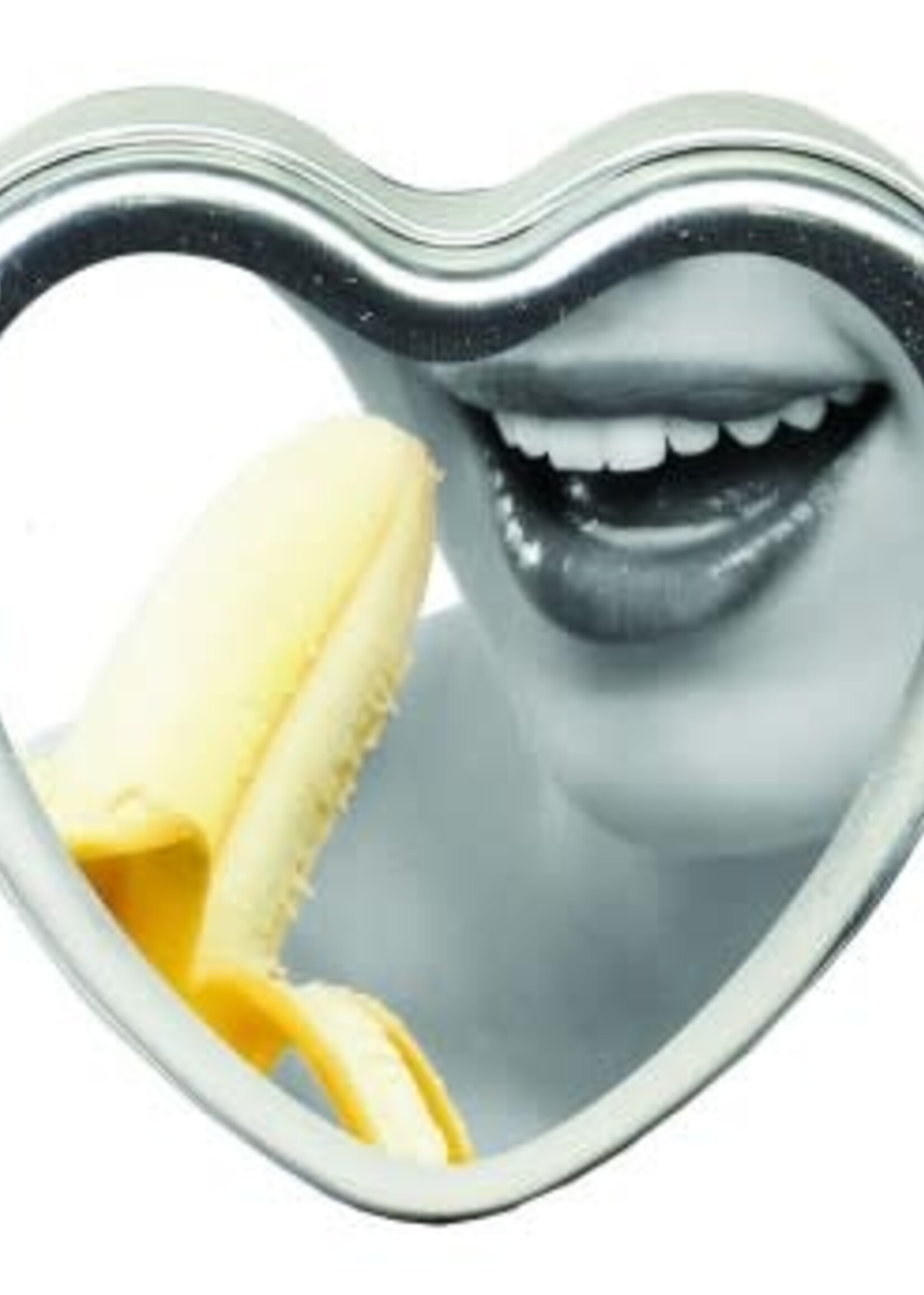 Earthly Body Edible Heart Candle - Banana - 4 Oz.