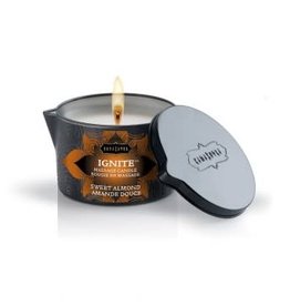 Kamasutra Ignite Sweet Almond Massage Candle - 6 Oz.