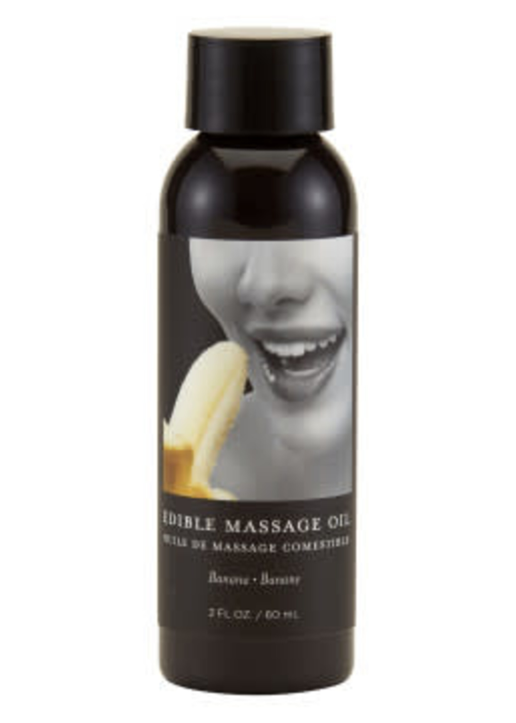 Earthly Body Edible Massage Oil 2 Oz. - Banana