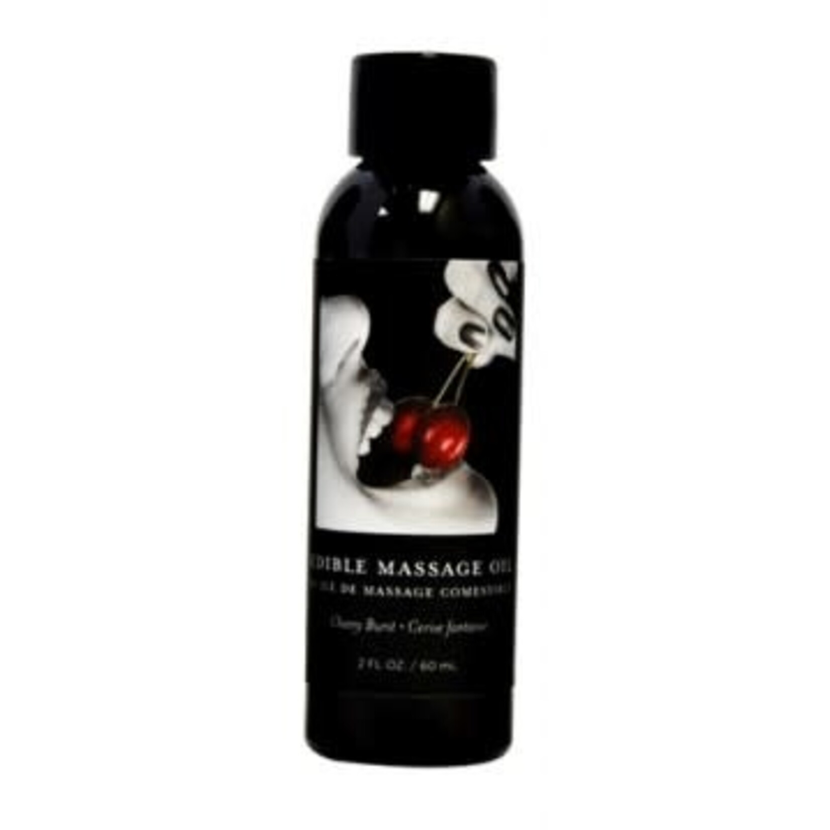 Earthly Body Cherry Edible Massage Oil 2 Oz