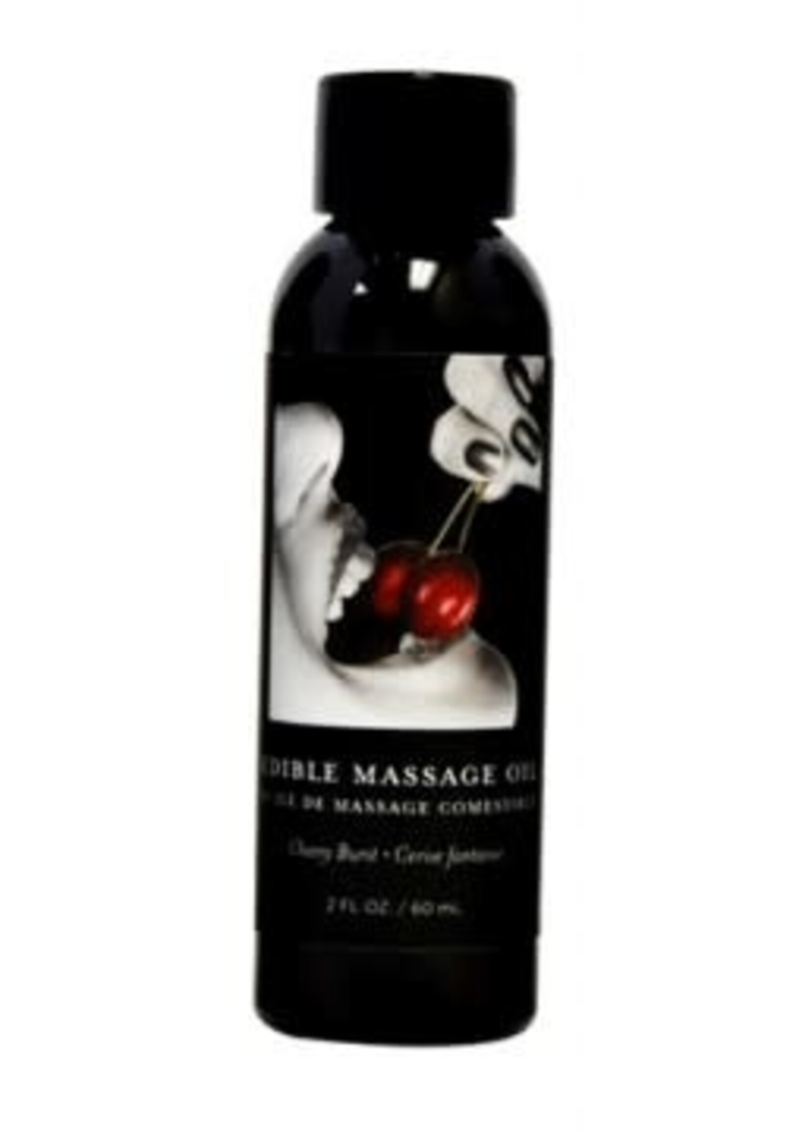 Earthly Body Cherry Edible Massage Oil 2 Oz