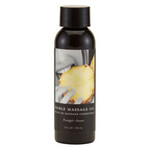 Earthly Body Edible Massage Oil 2 Oz. - Pineapple