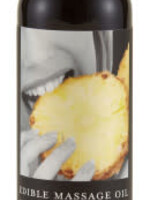 Earthly Body Edible Massage Oil 2 Oz. - Pineapple