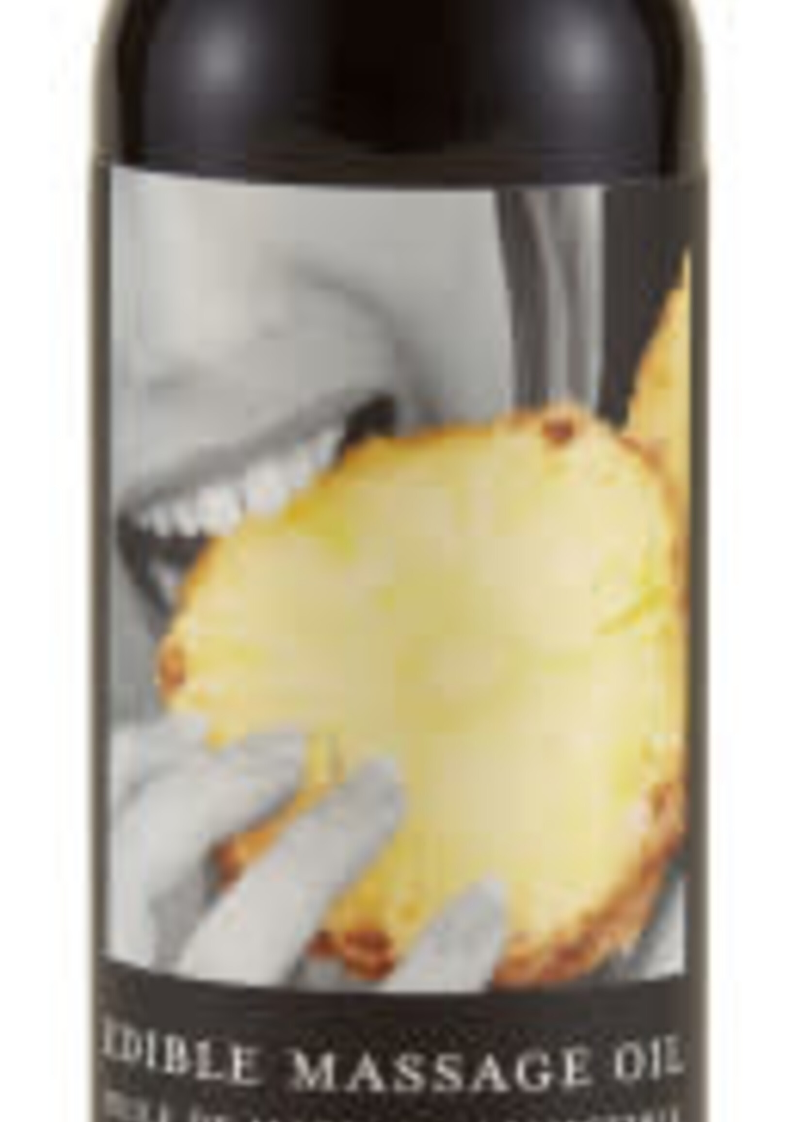 Earthly Body Edible Massage Oil 2 Oz. - Pineapple
