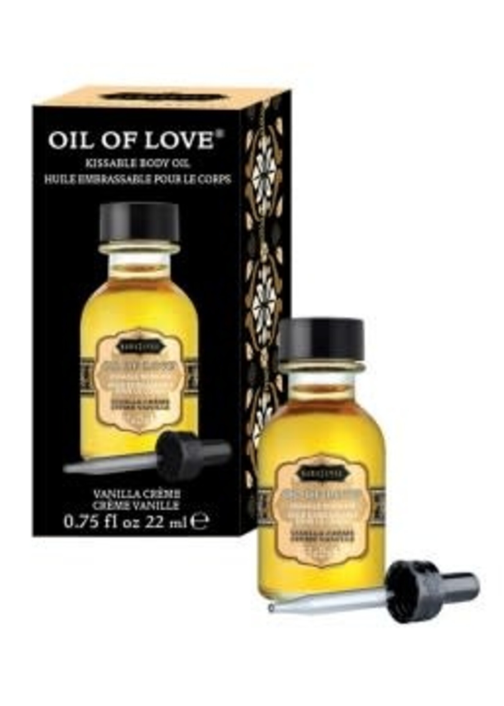 Kamasutra Oil of Love - Vanilla Creme - 0.75 Fl. Oz. / 22 ml