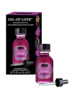 Kamasutra Oil of Love - Raspberry Kiss - 0.75 Fl. Oz. / 22 ml