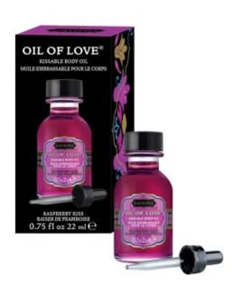 Kamasutra Oil of Love - Raspberry Kiss - 0.75 Fl. Oz. / 22 ml