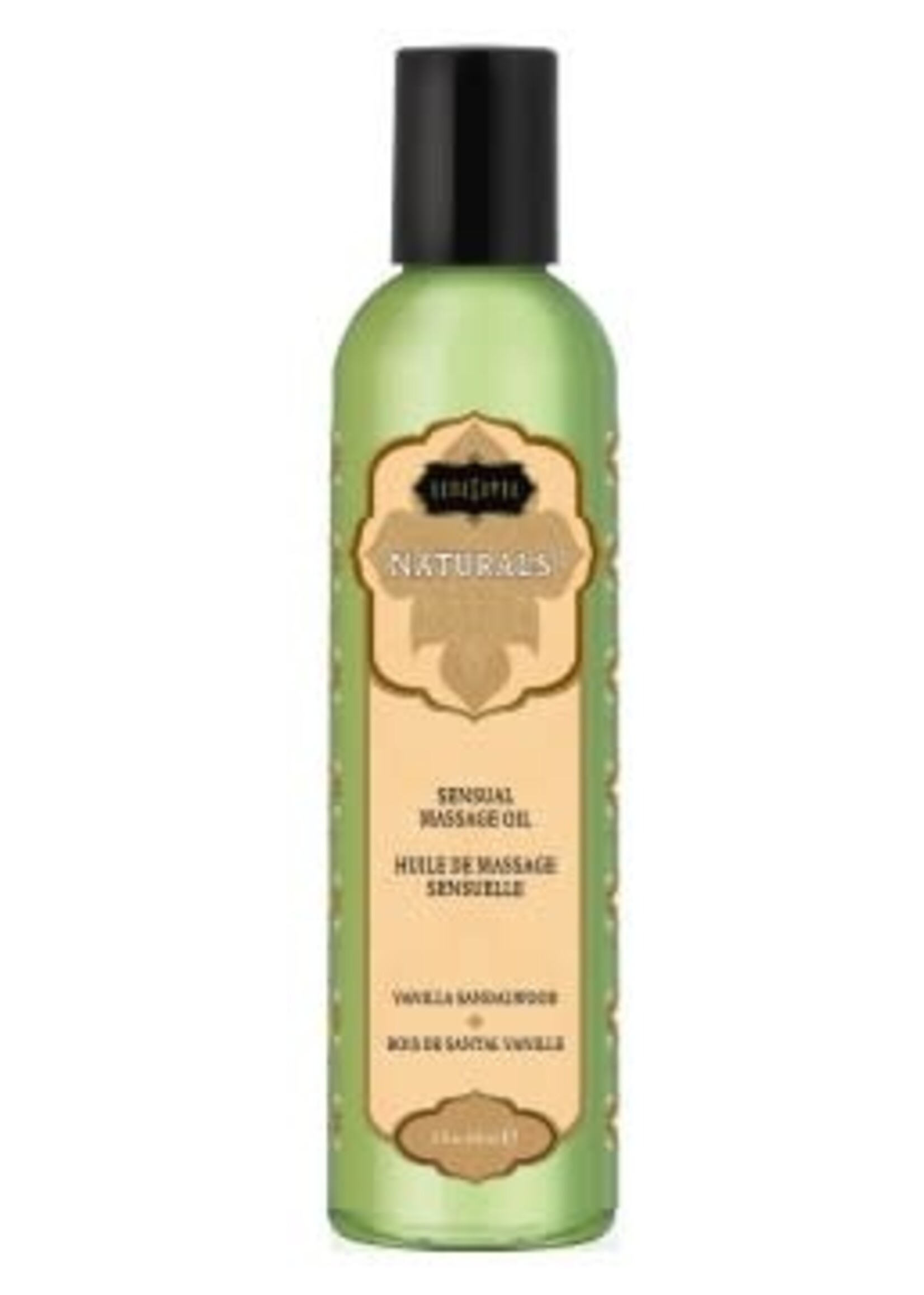 Kamasutra Naturals Massage Oil - Vanilla Sandalwood 8 Fl. Oz.