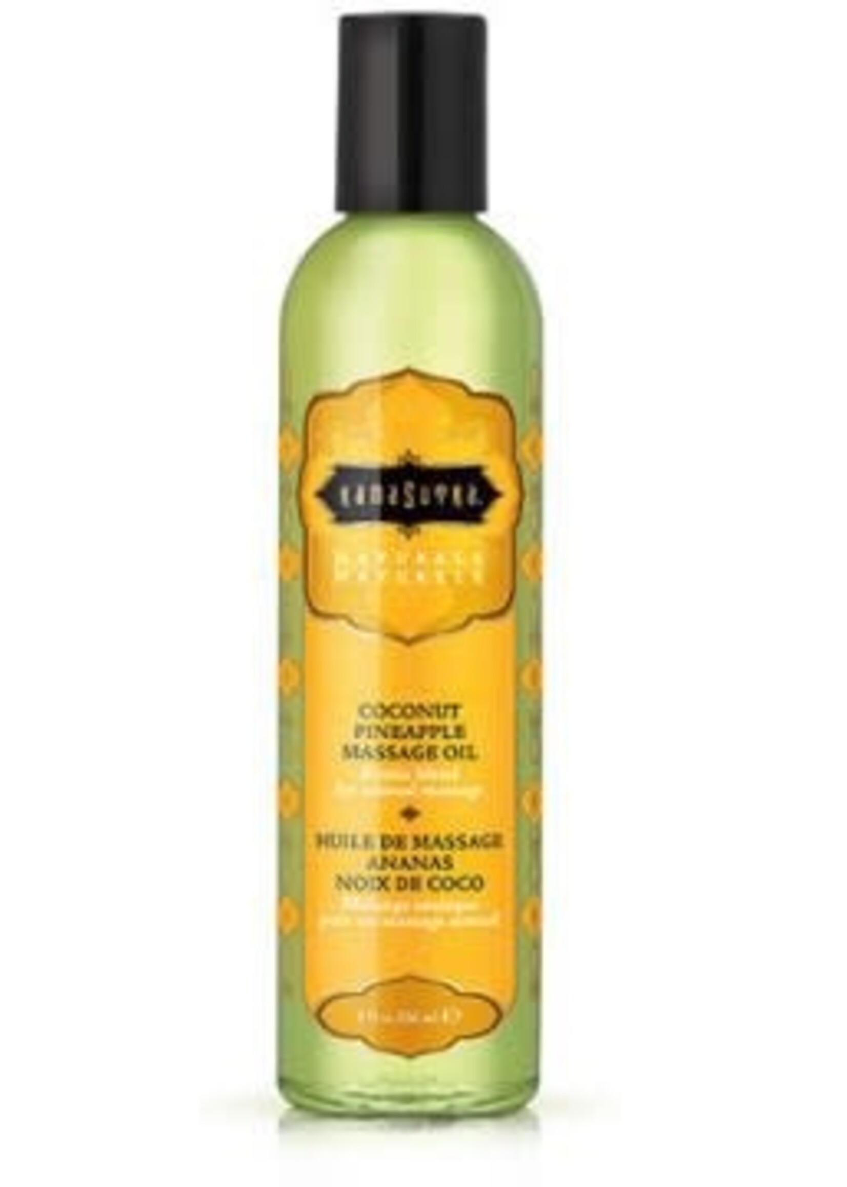 Kamasutra Naturals Massage Oil - Coconut Pineapple 8 Fl Oz