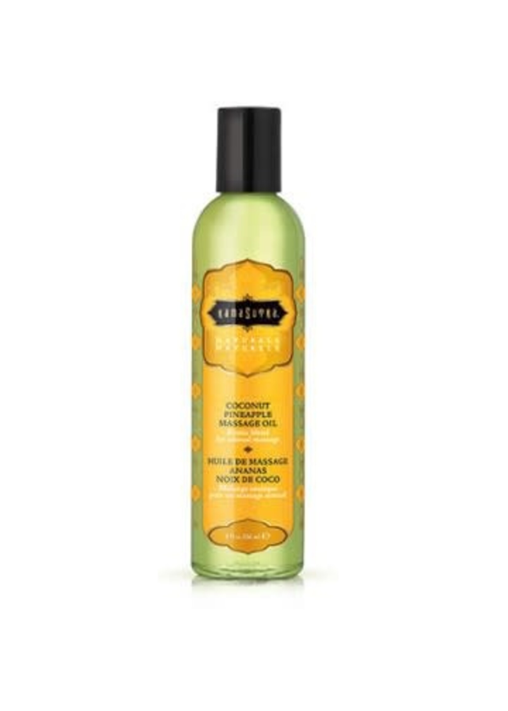 Kamasutra Naturals Massage Oil - Coconut Pineapple 8 Fl Oz