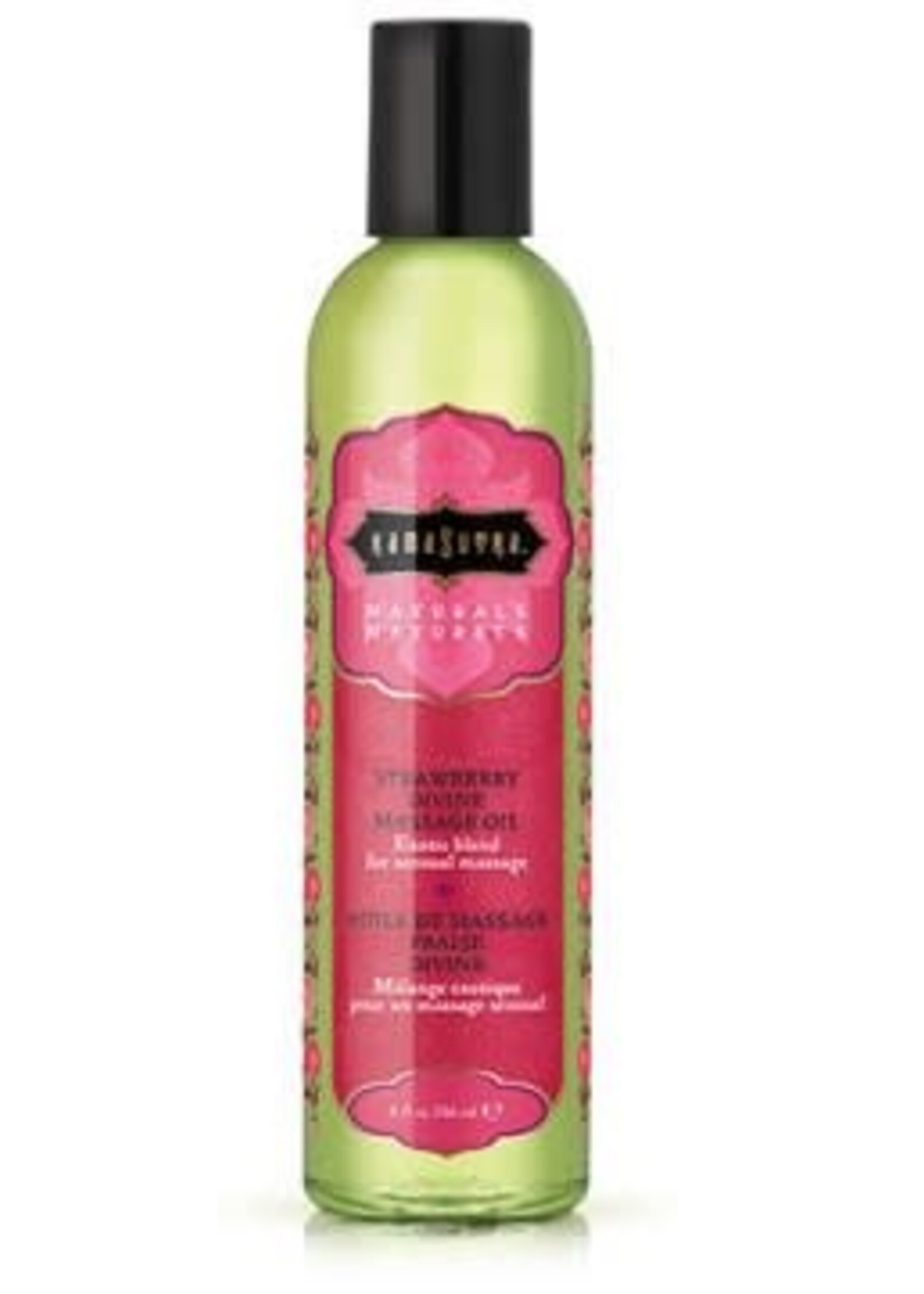 Kamasutra Naturals Massage Oil - Strawberry DREAMS 8 Fl Oz
