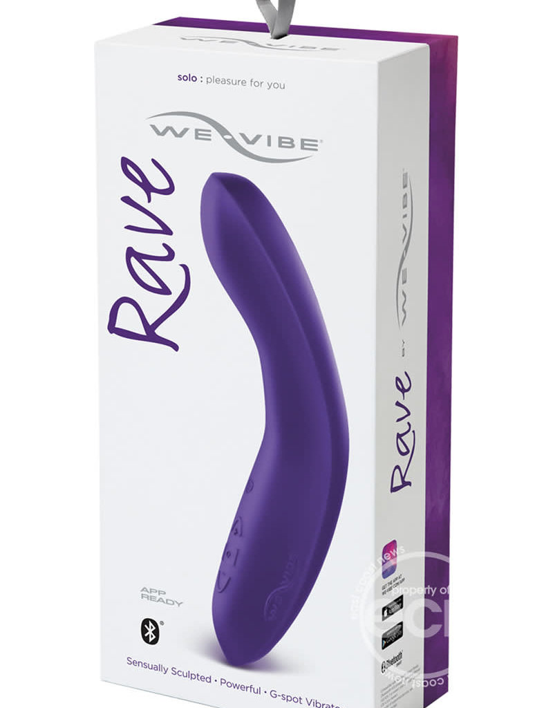 We-Vibe We-Vibe Rave Silicone G Spot Rechargeable Vibrator Purple