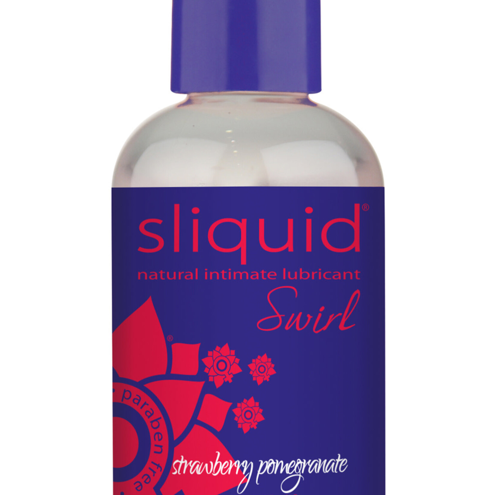 Sliquid Sliquid Swirl Lubricant - 4.2 o Bottle Strawberry Pomegranate
