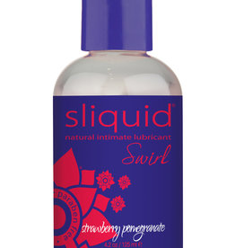 Sliquid Sliquid Swirl Lubricant - 4.2 o Bottle Strawberry Pomegranate