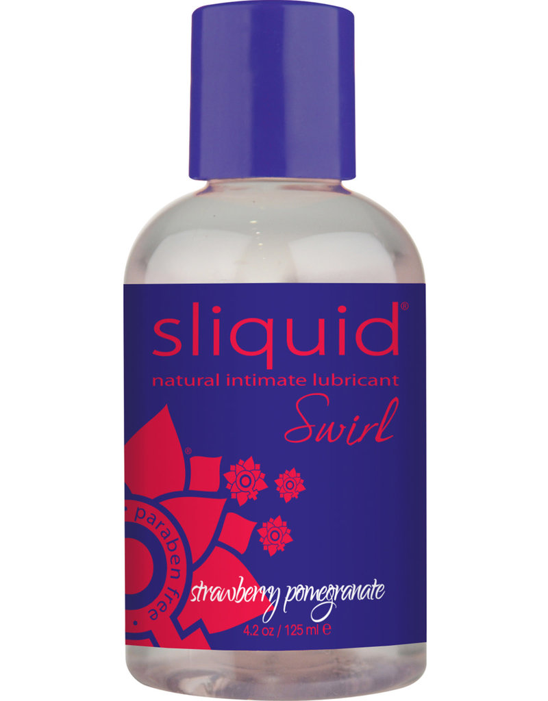 Sliquid Sliquid Swirl Lubricant - 4.2 o Bottle Strawberry Pomegranate