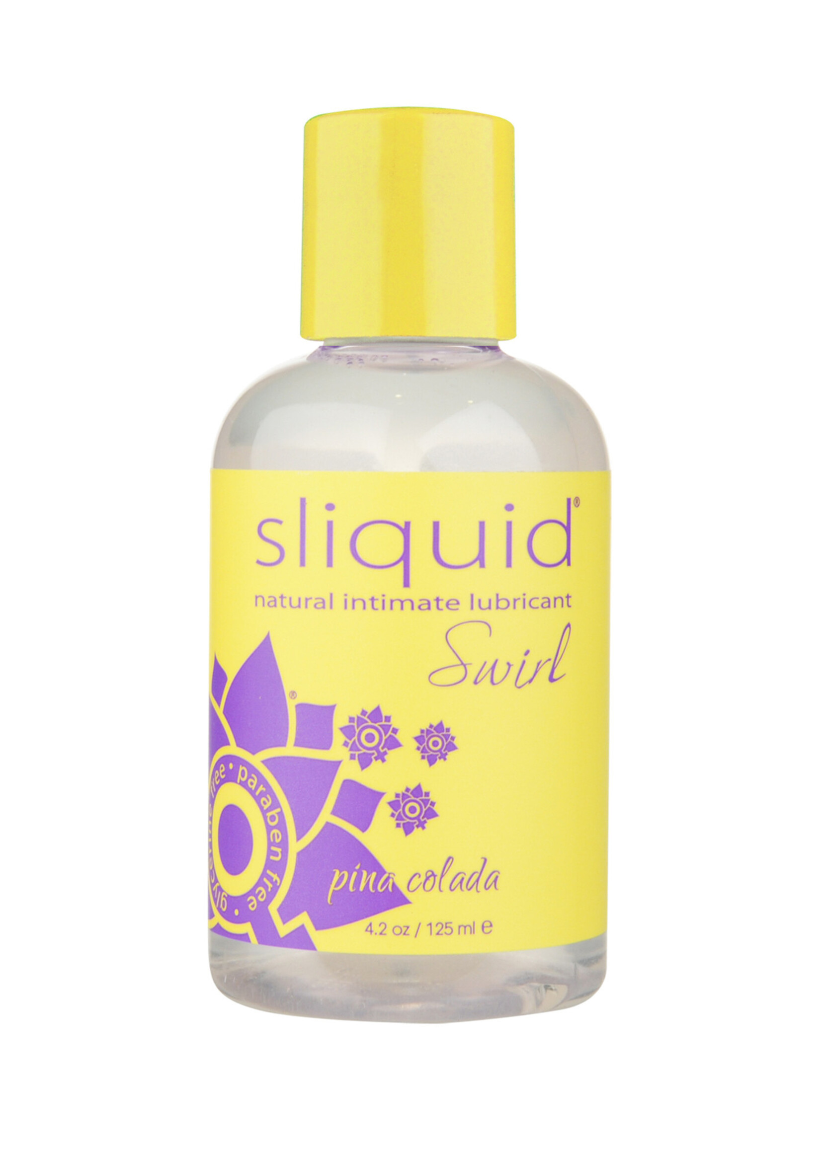 Sliquid Sliquid Swirl Lubricant - 4.2 o Bottle Pina Colada