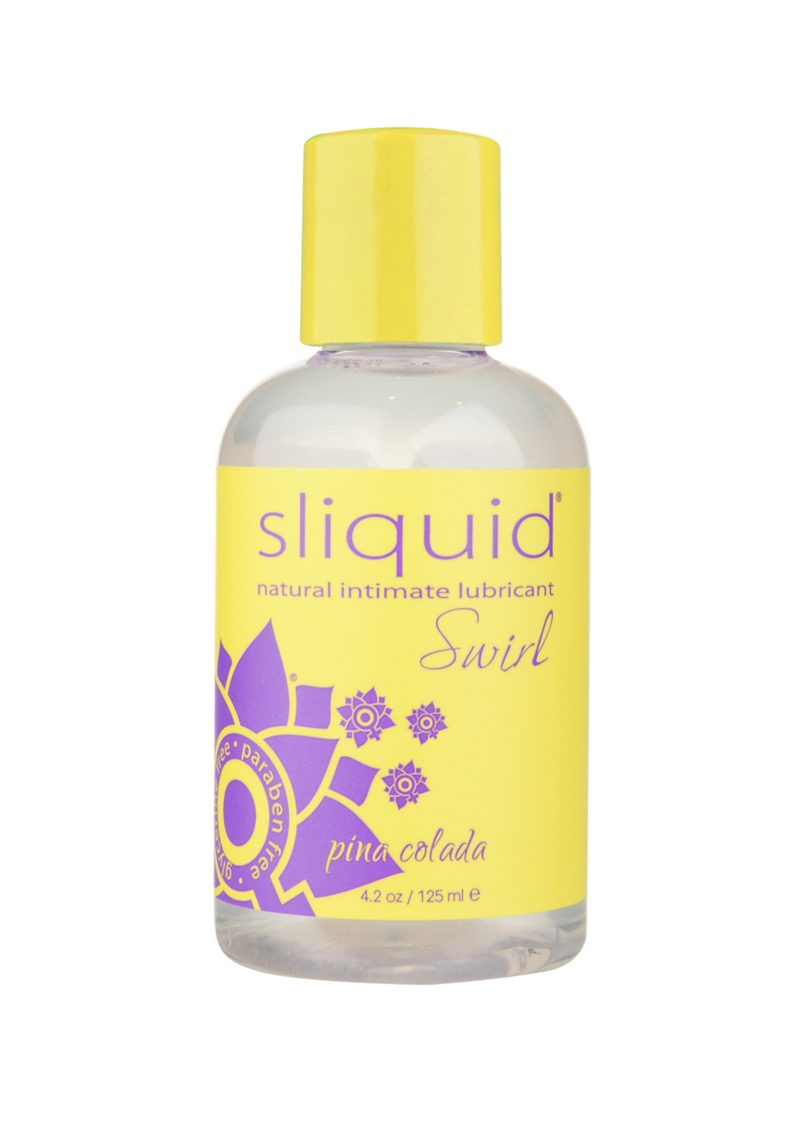 Sliquid Sliquid Swirl Lubricant - 4.2 o Bottle Pina Colada