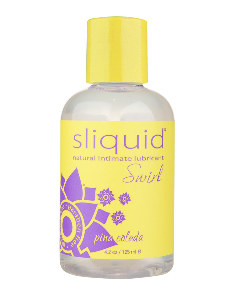 Sliquid Sliquid Swirl Lubricant - 4.2 o Bottle Pina Colada