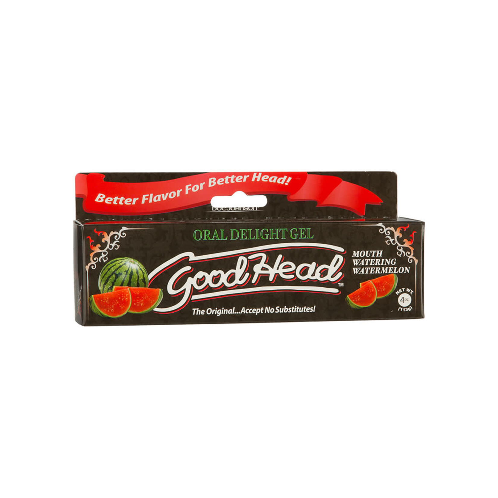 Doc Johnson Goodhead - Oral Delight Gel - Watermelon - 4 oz.