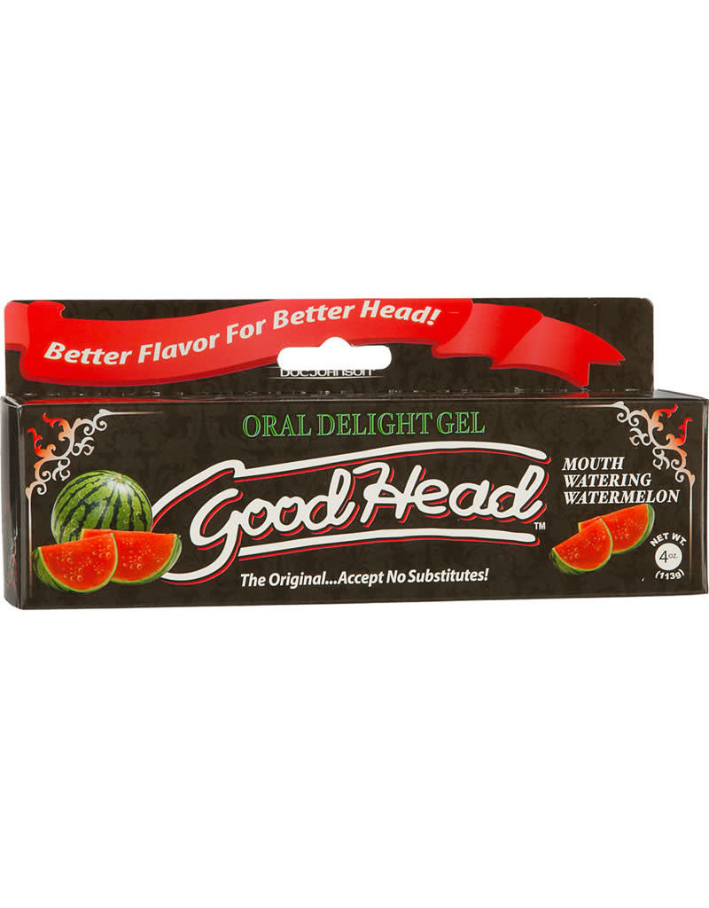 Doc Johnson Goodhead - Oral Delight Gel - Watermelon - 4 oz.