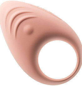 LOVELY Lovely 2.0 App Controlled Vibrating Silicone Luxury Couples Ring - Soft Pink