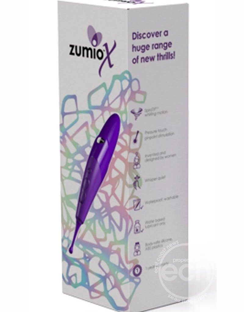 ZUMIO Zumio X - Silicone 8 Speed Classic Waterproof Single Clitoral Stimulator Purple