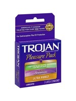 Trojan Condoms Trojan Pleasure Pack Condoms - Box of 3