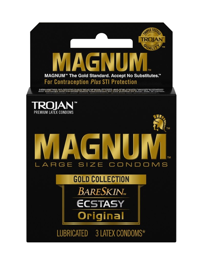 Trojan Condoms Trojan Magnum Gold Collection 3pk