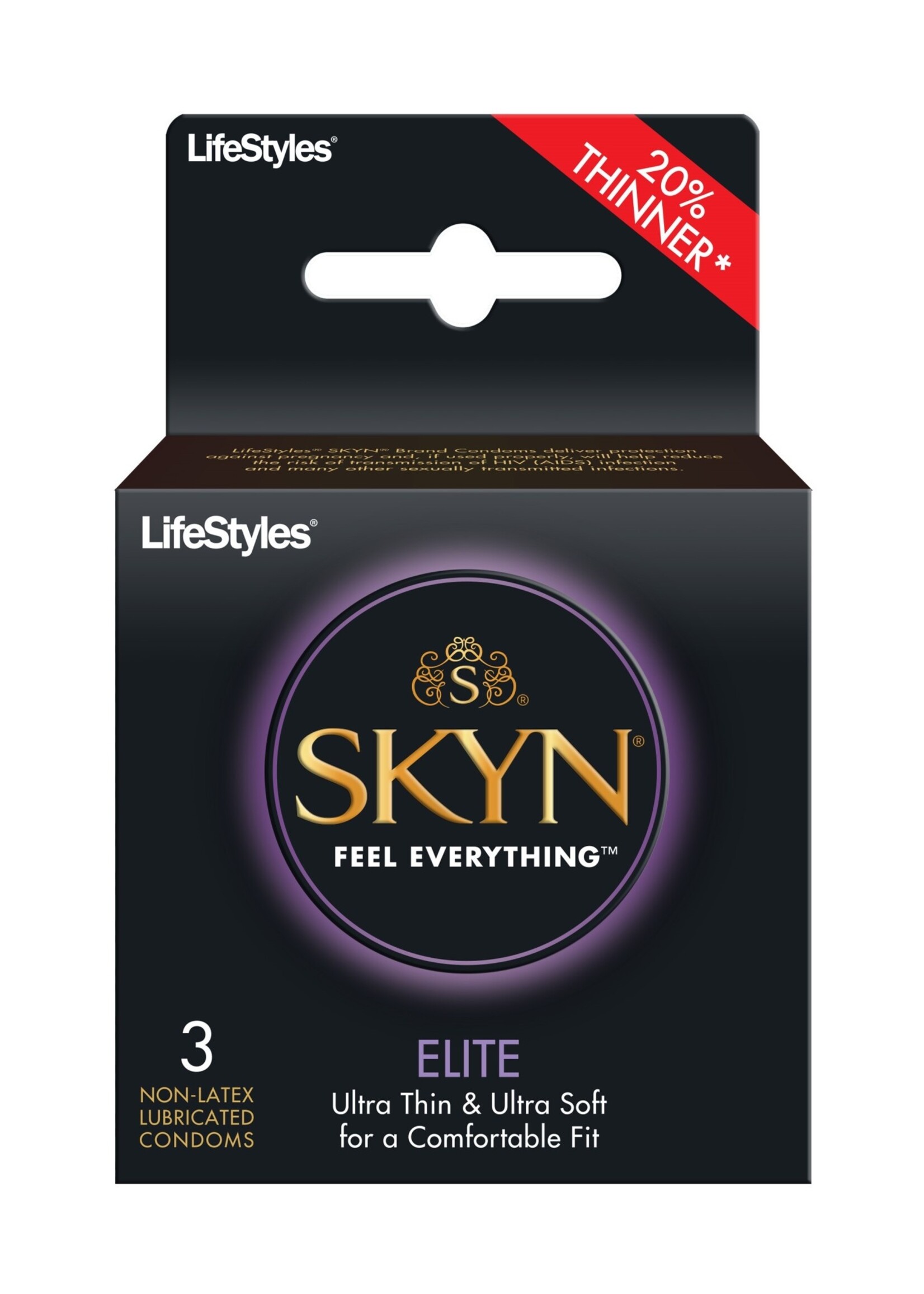 Lifestyles Lifestyles Skyn Elite 3pk Condoms