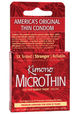 Kimono Kimono Micro Thin Condom - Box of 3 Kimono Kimono Micro Thin Condom - Box of 3