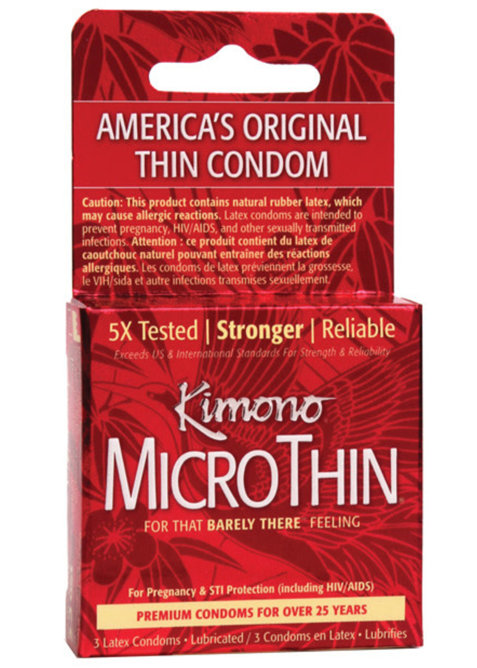 Kimono Kimono Micro Thin Condom - Box of 3