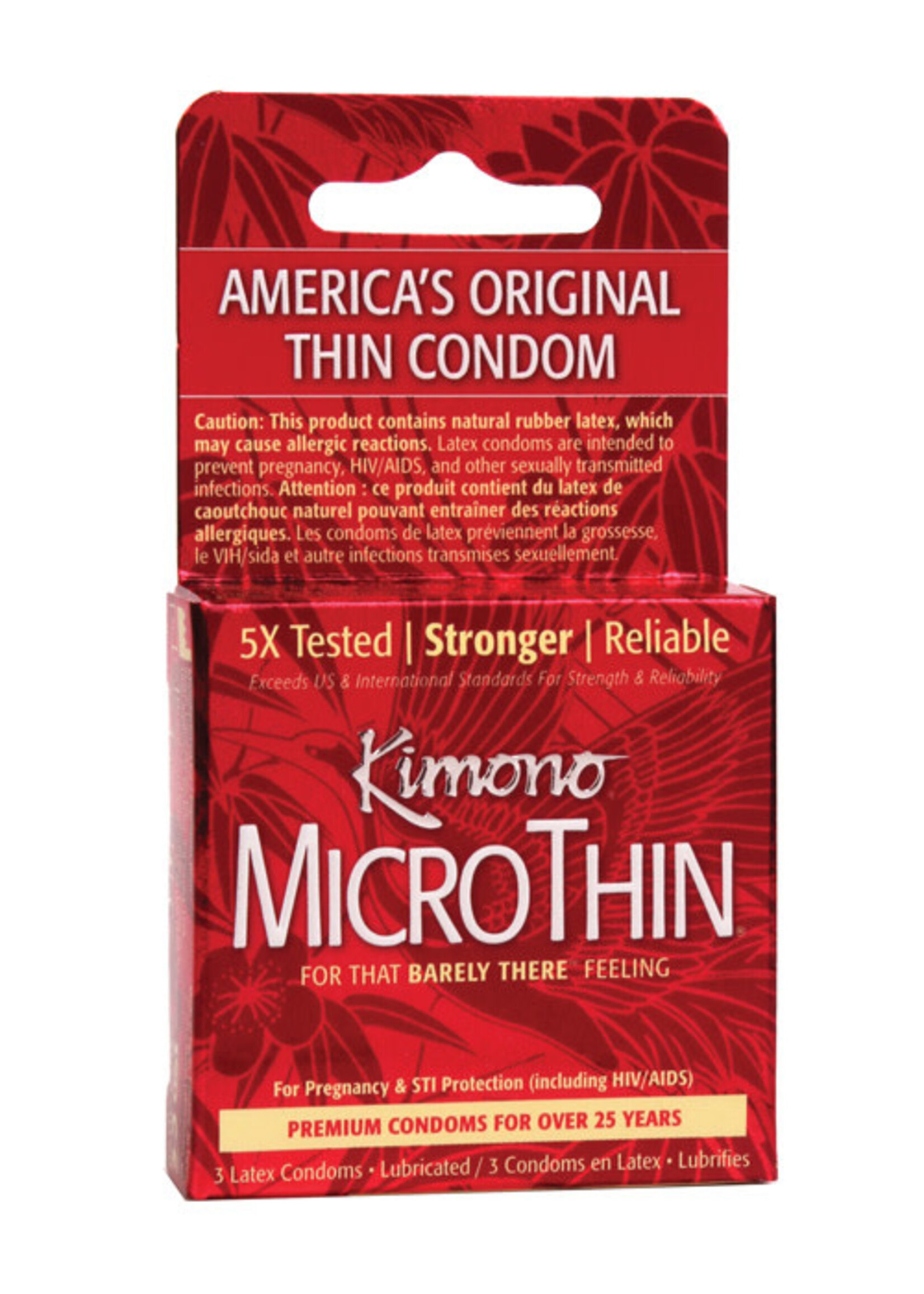 Kimono Kimono Micro Thin Condom - Box of 3