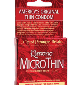 Kimono Kimono Micro Thin Condom - Box of 3
