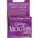 Kimono Kimono Micro Thin Large Condom - Box of 3