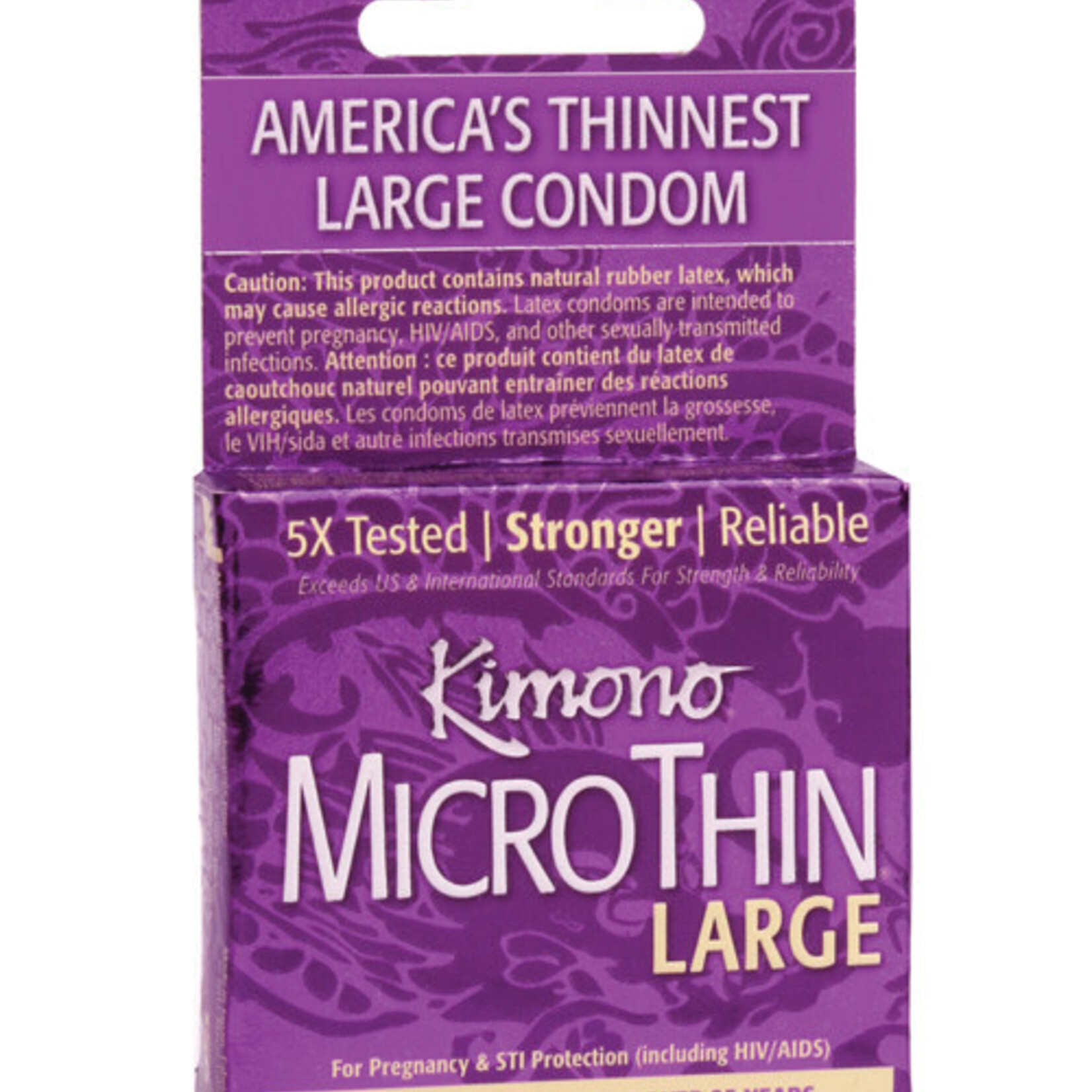 Kimono Kimono Micro Thin Large Condom - Box of 3