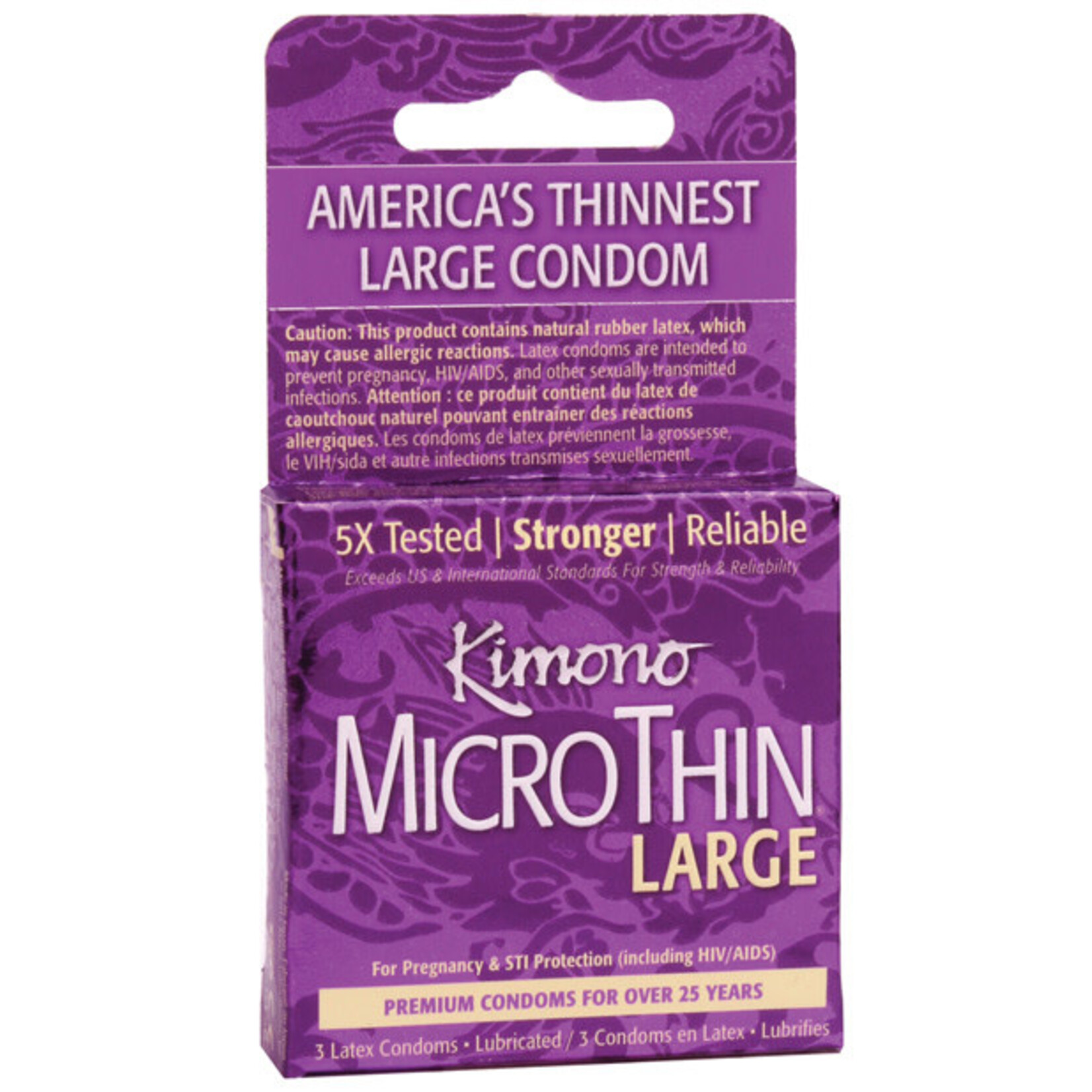 Kimono Kimono Micro Thin Large Condom - Box of 3