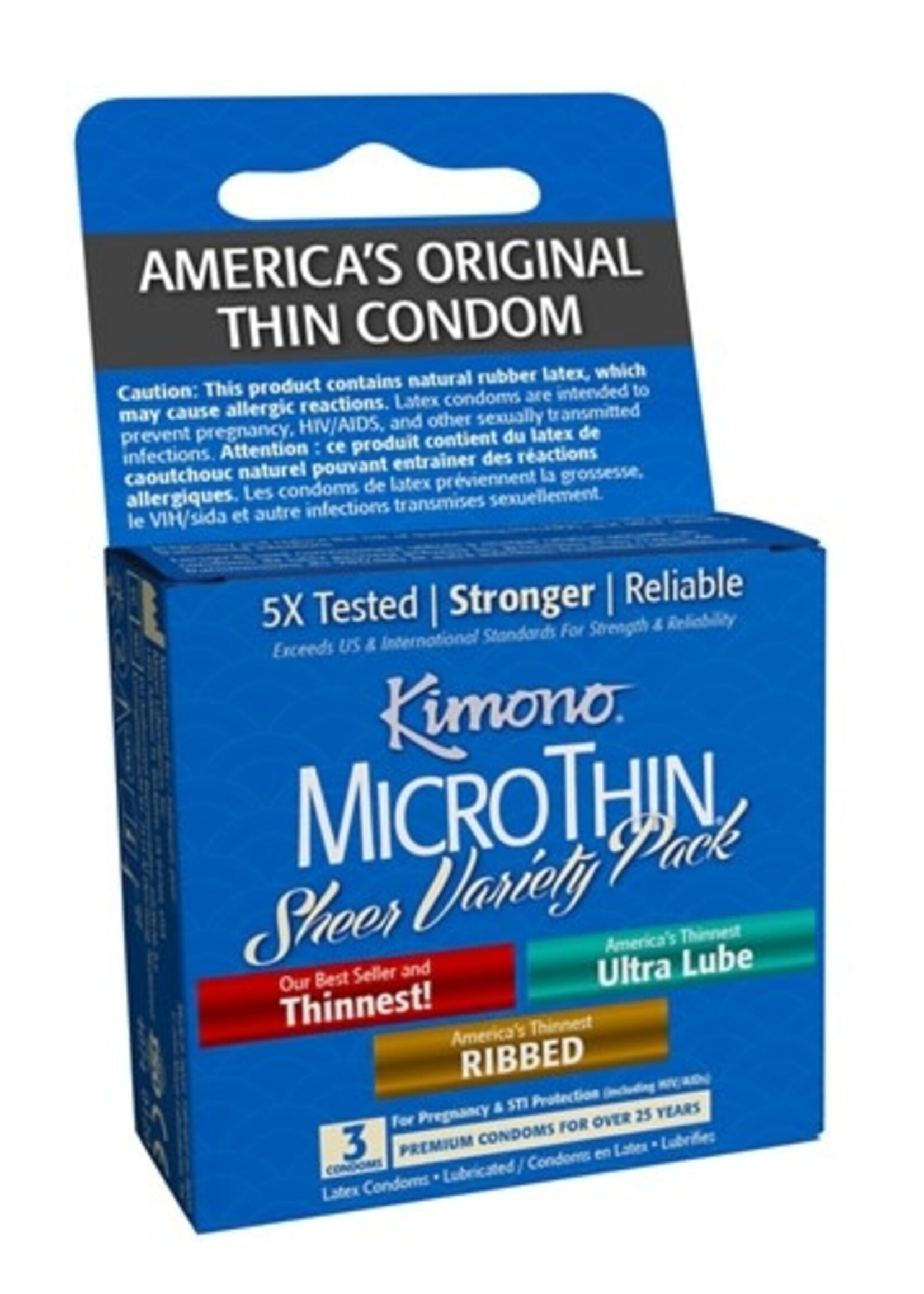 Kimono Kimono Micro Thin Variety Pack - Box of 3