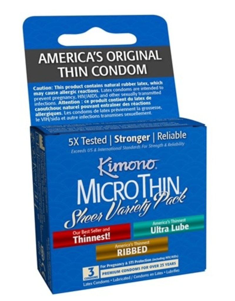 Kimono Kimono Micro Thin Variety Pack - Box of 3